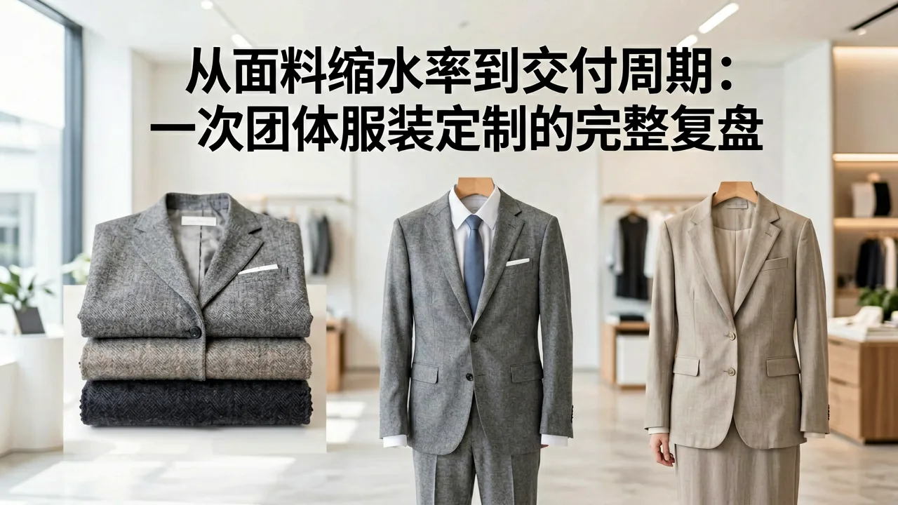 从面料缩水率到交付周期：一次团体服装定制的完整复盘